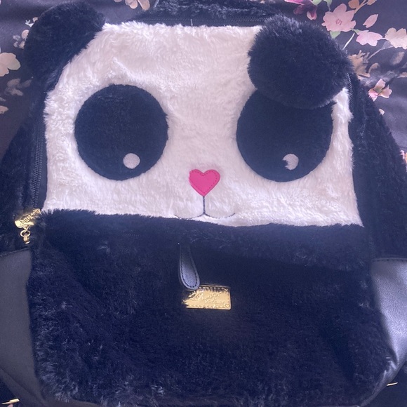 Betsey Johnson Panda back pack new with no tags - Picture 1 of 7